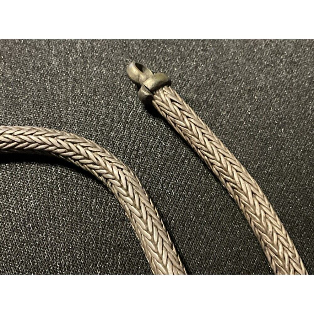 75grams 15in Vintage Wheat Chain Tested  925 Hook Closure Necklace‎ Great Patina - Picture 2 of 7